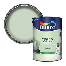 Dulux Willow Tree Silk Emulsion Paint Walls Ceilings 5L Interior Finish Quality