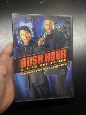 3 Film Collection: RUSH HOUR 1, 2, & 3 (207, DVD, VG)