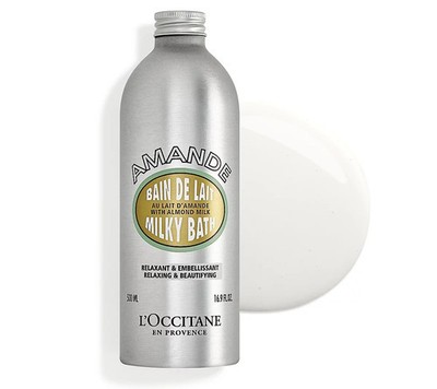 L'Occitane Amande Milky Bath with Almond Milk, 16.9 oz/500 ML Jumbo New