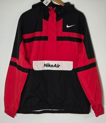 Nike Men Air Woven Jacket Black White Red - CJ4834