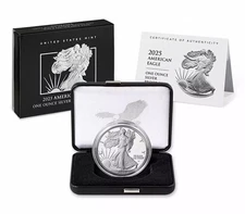 2025-W 1 oz American Silver Eagle Proof With Box And COA