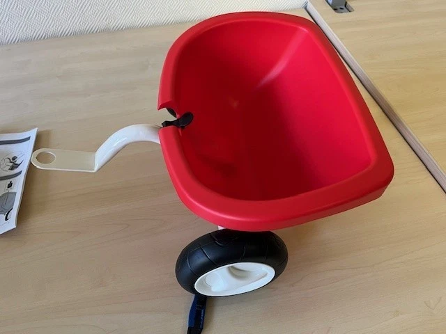 Kettler Dreirad Anhänger rot Kinder Spielzeug komplett mit Anhängerkupplung - Bild 2 von 4