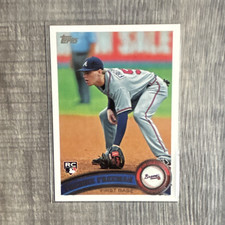 Topps 2011 Freddie Freeman Rookie Card #145 Atlanta Braves Baseball
