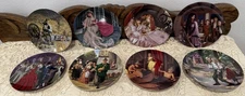 Lot Of 8 Charles Gehm Grimm's Fairy Tale Plates Konigszelt Bradex (no Boxes)