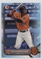 2022 Bowman Prospects Sky Blue Border 487/499 Aeverson Arteaga #BP-82 0q3