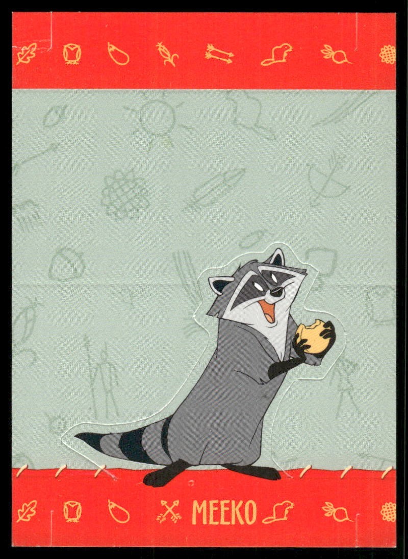 Meeko 1995 Pocahontas Skybox Disney Card #6 (NM) | eBay