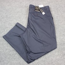 Banana Republic Pants Men's 42X32 Actual 42X31 Non Iron Slim Blue Dress