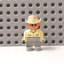 Lego Duplo Figur Mann Cowboy mit Hut