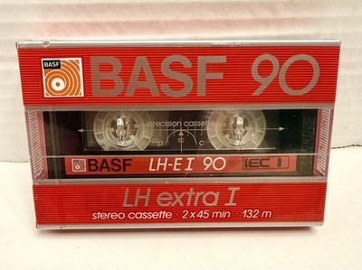 BASF 90 LH Extra I Stereo Audio Cassette Tape W Germany NEW SEALED