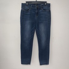 Judy Blue Jeans Womens 31 Blue Relaxed Fit Straight Leg Denim Casual Stretch