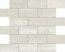 Emser Tile F44MOOD1212MOF Mood - 12" x 12" Rectangle Brick Mosaic - Off White