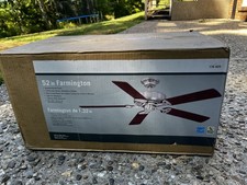 Farmington 52 in. Indoor Brushed Nickel Ceiling Fan