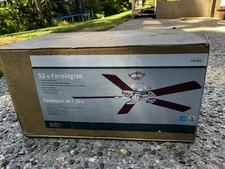 Farmington 52 in. Indoor Brushed Nickel Ceiling Fan