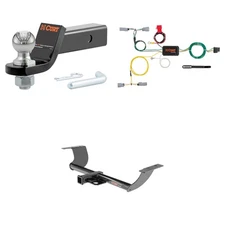 CURT Class 3 Tow Package Trailer Hitch, Wiring, Ball Mount - 13236, 56230, 45836