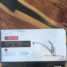 Delta Foundations Single Handle Kitchen Faucet Chrome 10900LF