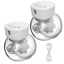 Dual Breast Pump Wearable Hands-Free Electric 2pcs Breastfeeding for Baby Infant