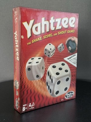Yahtzee Dice Game 2014 New In Box Sealed Complete Hasbro 2 Player Ages 8 & Up
