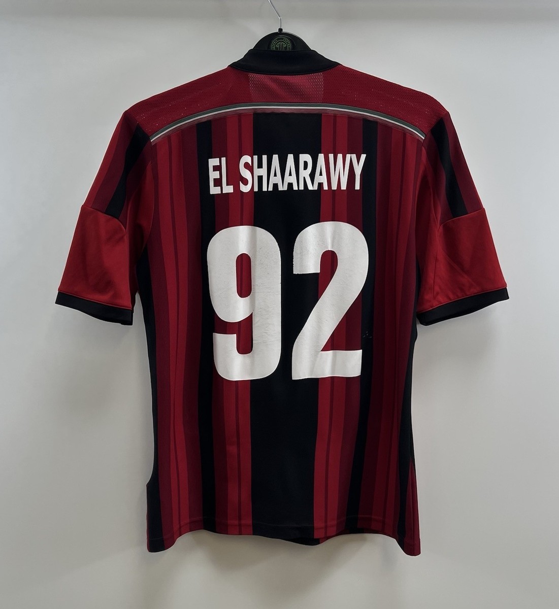 ACミラン Online - Shaarawy El #92 Shirt Sleeve Long Home 2012-2013 Milan AC Lサイズ シャツ 92番 SHAARAWY EL ウェア