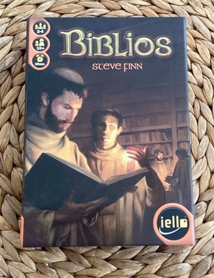 Biblios Steve Finn Iello Board Card Game Complete Excellent Condition