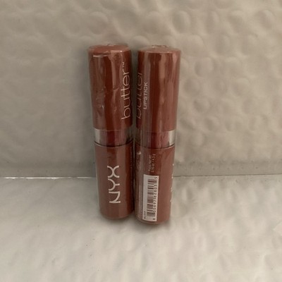 2x NYX Professional Makeup Butter Lipstick BLS17 Root Beer Float