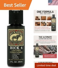 Bick 4 Leather Conditioner 2 oz - Revitalize  Protect Leather Accessories