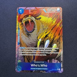 Who's Who OP04-051 Kingdoms of Intrigue Alternate Art