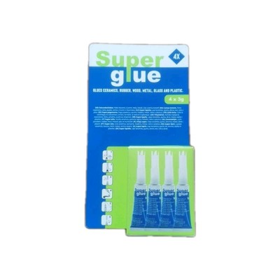 4x Sekundenkleber extra stark 3g  Schnell &universell Superkleber für Metall etc