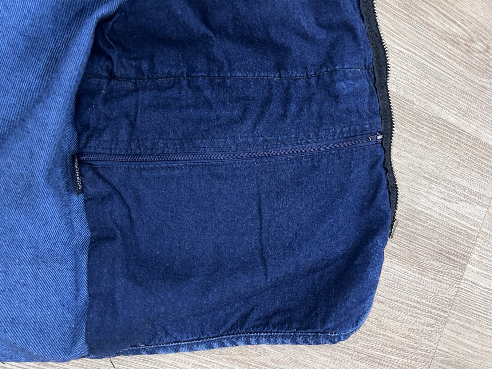 Men’s Denim Vest Outerwear XL Multiple Pockets