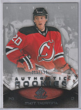 Matt Taormina 2010-11 SP Game Used Authentic Rookies #/699