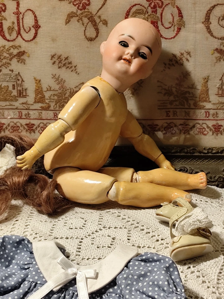 Mignonne petite Schoenau Hoffmeister 31cm_Non Jumeau - Photo 4/4