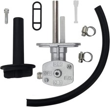 Fuel Petcock Switch Valve with Lever Screw for Yamaha Kodiak Grizzly 400 450 YFM