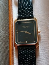 Favre Leuba Unisex Tank Watch Quartz 26x33x5.5mm NOS 1982 Triple Signed Unworn