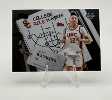 2024-2025 Bowman Chrome U Juju Watkins College Rule Playbook CRP-23