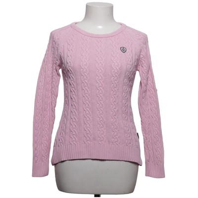 Sebago, Strickpullover, Größe: S, Pink, Baumwolle, Chevron, Zopfstrick #gcR