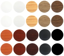 540 Pieces Hole Covers Stickers, Adhesive PVC Cover Caps, 10 Sheets Textured Fur