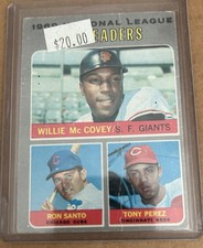1970 Topps - League Leaders Willie McCovey, Tony Perez, Ron Santo #63