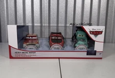 Disney Parks CARS Heavy Metal Mater 3 Pack Die-Cast Lightning McQueen Dex NEW!