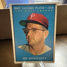 1961 Topps - Most Valuable Players Jim Konstanty #479