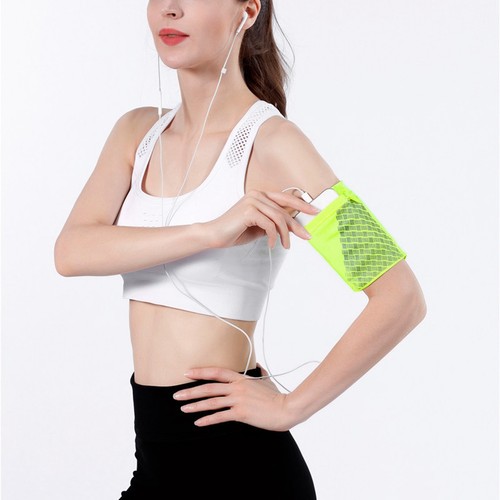 Sportowa bransoletka na telefon komórkowy Pasek Fitness Trening Opaska na ramię Torba Case Holder GreenS NTS - Zdjęcie 10 z 32
