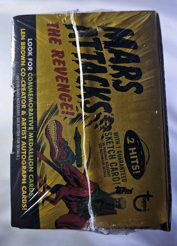 🔥 2017 Mars Attacks The Revenge Factory Sealed Set RARE Topps Collectors Box 🛸 - Image 2 of 4