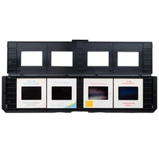Long Tray Slide Film Holder for 35mm Compatible Film Scanners, Holds 4 Slides