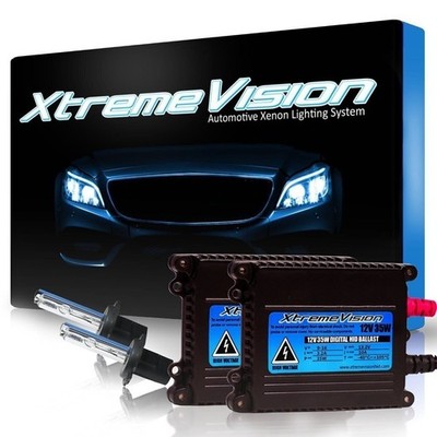 XtremeVision DC 35W HID Xenon Conversion Kit with Premium Slim Ballast - H7...