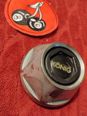 #ad x1 Konig ACE custom Wheel center cap #204 Same As #396044 aftermarket $34.70