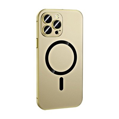For iPhone 17 Pro Max 16 15 14 13 12 Metal Aluminium Magnetic Shockproof Case
