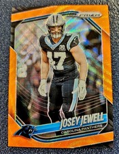 2025 Panini Prizm NFL Josey Jewell 135 Orange Wave /65 Panthers KHH 