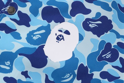 A Bathing Ape BAPE "ABC Camo Coach Jacket" blu 1L30-140-010 taglia M - Foto 8 di 10
