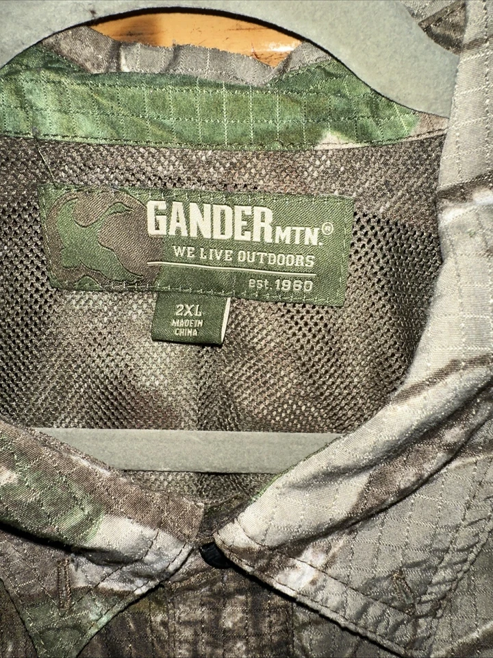 Gander Mountain Mens 2XL Real Tree Camo Guide Series Scent Core Long Sleeve XXL - Image 4 of 4