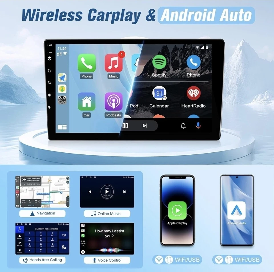 *VIVO* Toyota Prius 2004-2009 Android Carplay Coche Estéreo Radio Navegación WiFi  Foto 3 de 4
