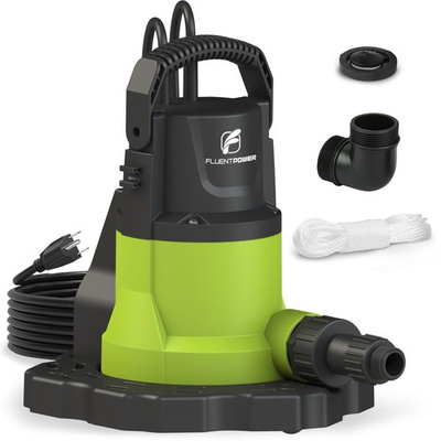 #ad Automatic Pool Cover Pump 3 4HP 3400GPH Submersible Above Ground Water Remov... $135.93