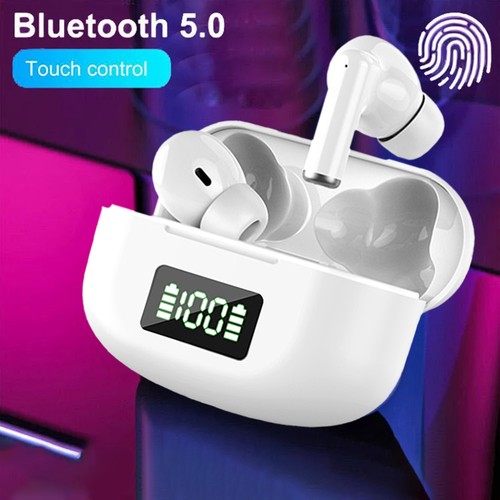 Nuevos Auriculares Inalámbricos Deportivos Blancos, Bluetooth 5.0, Micrófonos Incorporados - Imagen 2 de 16